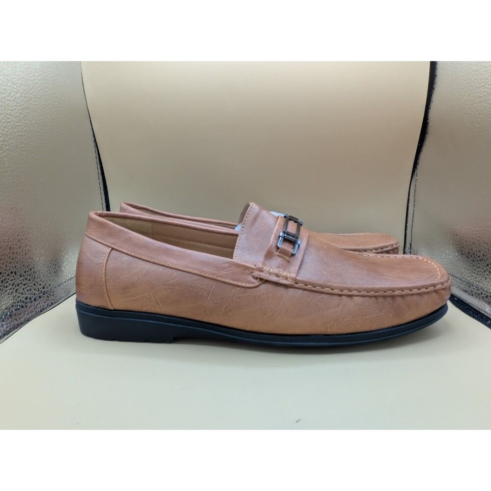 Sedagatti Light Brown Men's Comfort Loafers Slip On Shoes Size 11